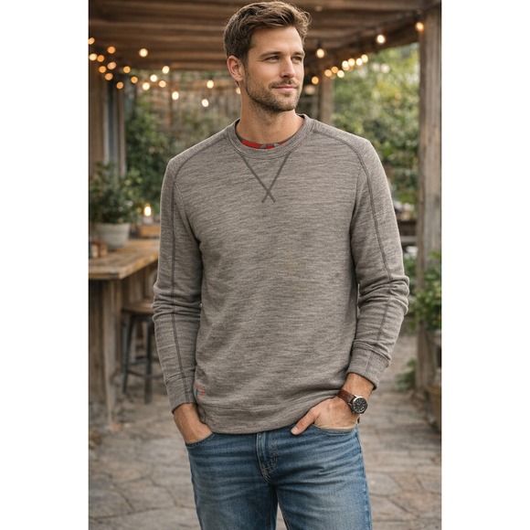 Icebreaker Other - Icebreaker Merino Wool Sweater Mens Large Crewneck Long Sleeve Lightweight *Flaw